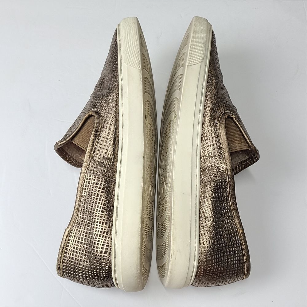 Vince Camuto Slip-On Golden Sneakers Size 8.5‎ - Picture 6 of 11